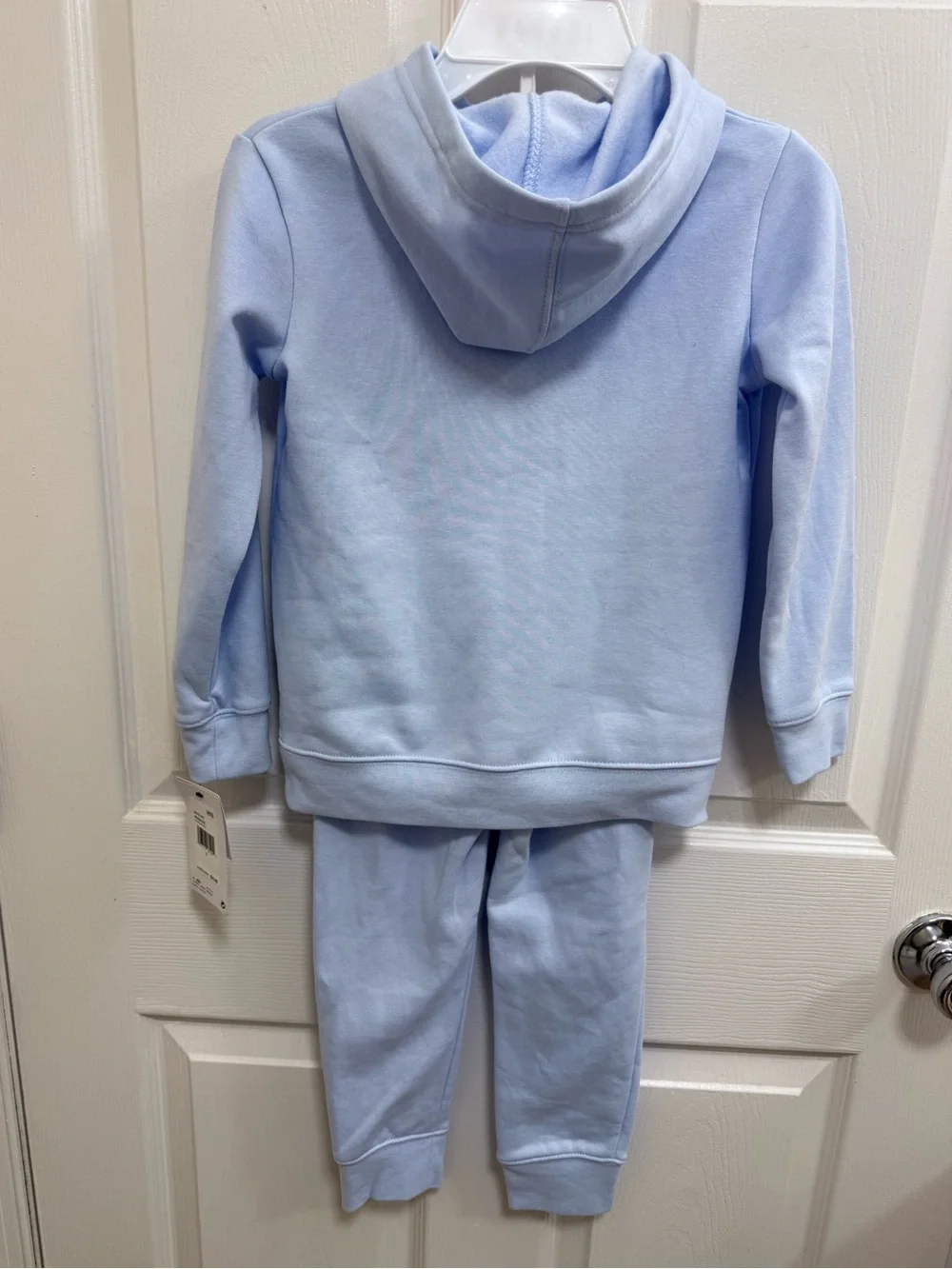 NWT Jordan Kids’ Brooklyn Fleece Hoodie & Joggers Set in Hydrogen Blue, Size 5